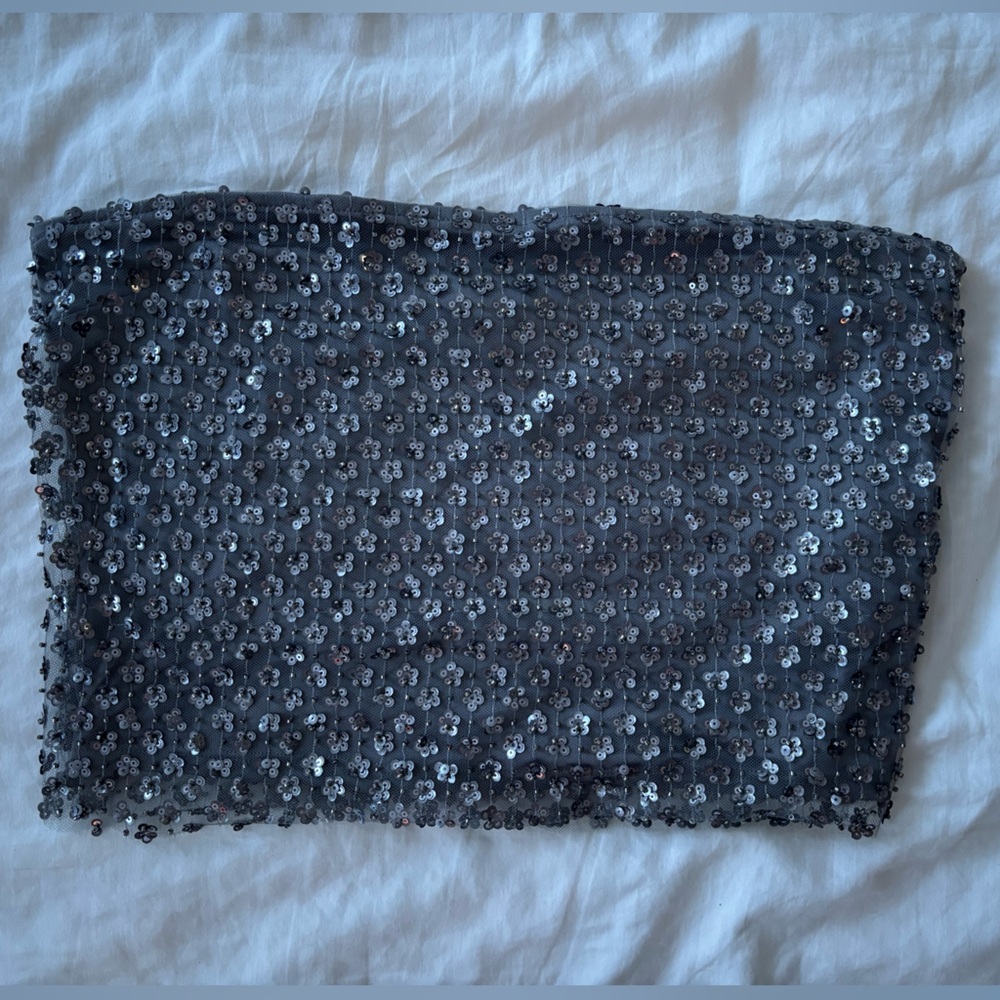 SEQUIN TUBE TOP